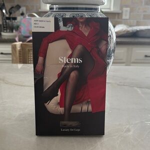 Stems Sheer Brown Tights